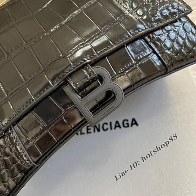 Gucci官網2037新款全皮女包 古馳BALENCIAGA×GUCCI聯名全新“Aria-時尚詠歎調”系列小號女包593546 gqy4756